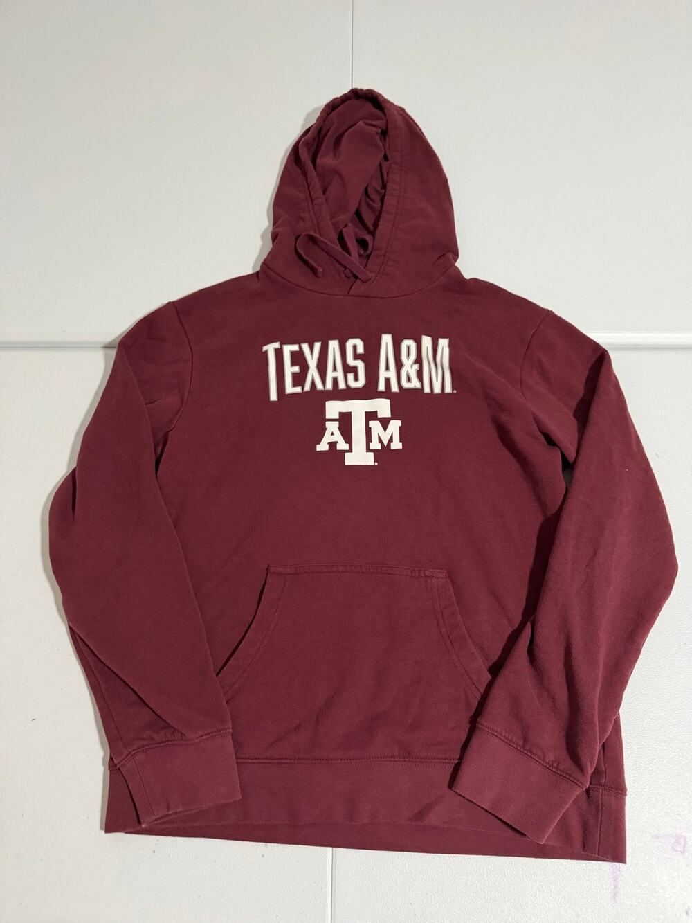 Fanatics Texas A&M Aggies Hoodie Mens Medium Maroon Pullover Sweatshirt